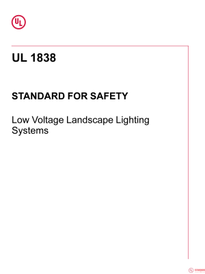 UL 1838 PDF UL 1838 PDF